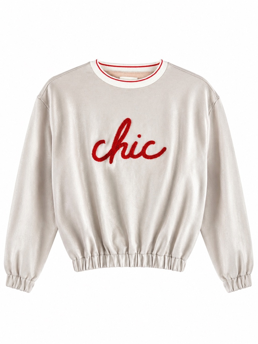 Catimini Kids Chic Metallic Pullover Sweatshirt. Size: 10 / 140